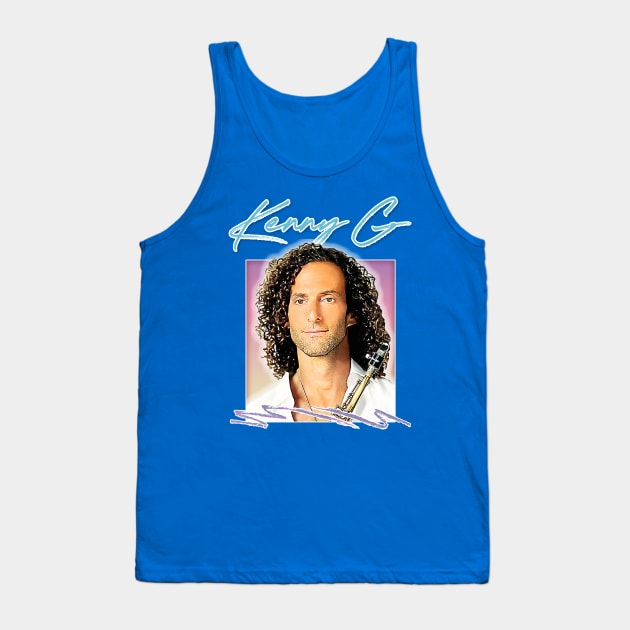 Kenny G / 90s Aesthetic Fan Art Design Tank Top by DankFutura